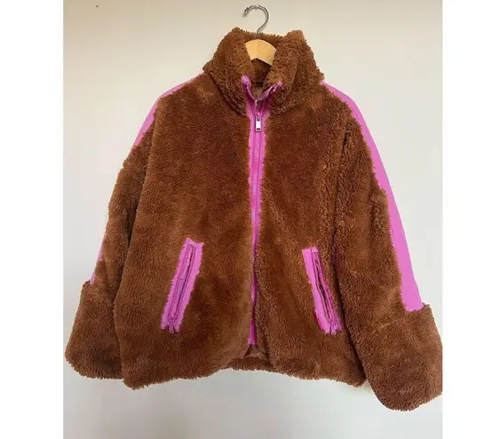 OOF Women's Faux Fur Brown/Pink High