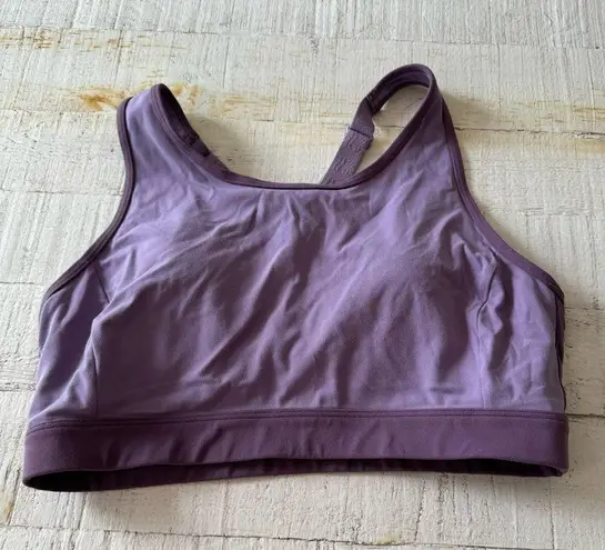 Fair Harbor the Corliss Sports Bra size Large in Purple Racerback Activewear
