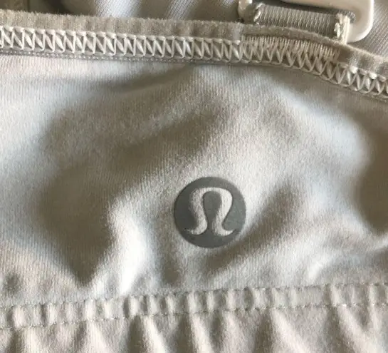 Lululemon  Light Gray Tata Tamer Sports Bra