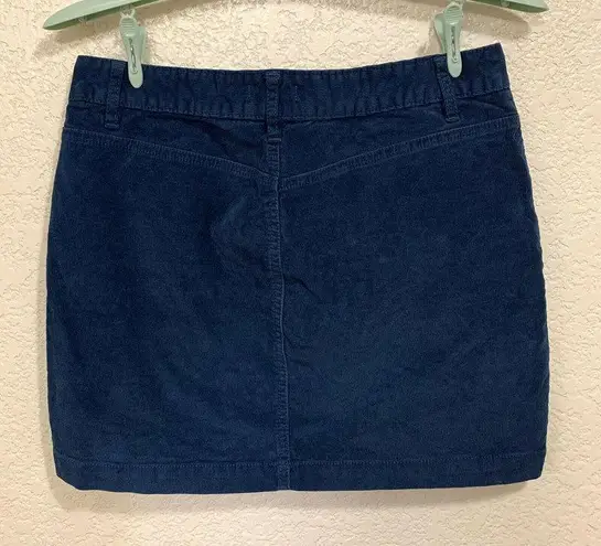 Urban Outfitters BDG Blue Corduroy Mini Skirt