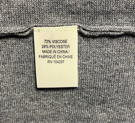 Milly Dress Knit Chambray Twist Flare Dress Sz XS/S EUC Gray-Blue Color