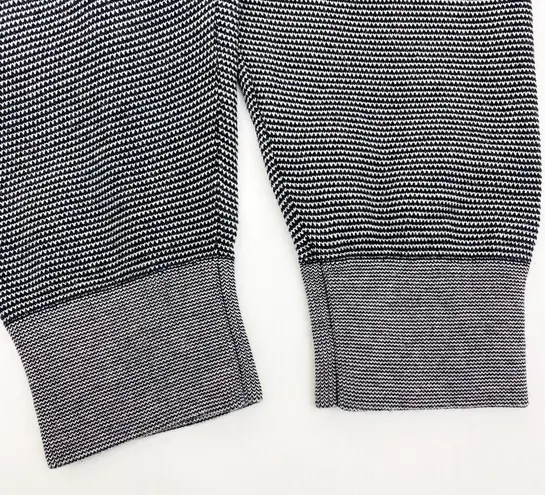 Varley X Anthropologie Alice 2.0 Textured Sweatpants Joggers Black Ivory White