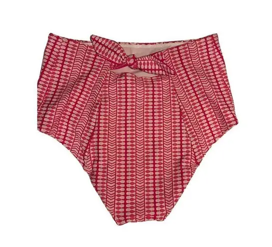 Lemlem Lola High Waist Bottom Pink Print sz Small