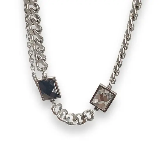 Link Chain Necklace for Men Women Streetwear Unisex Hip Hop Style Silver