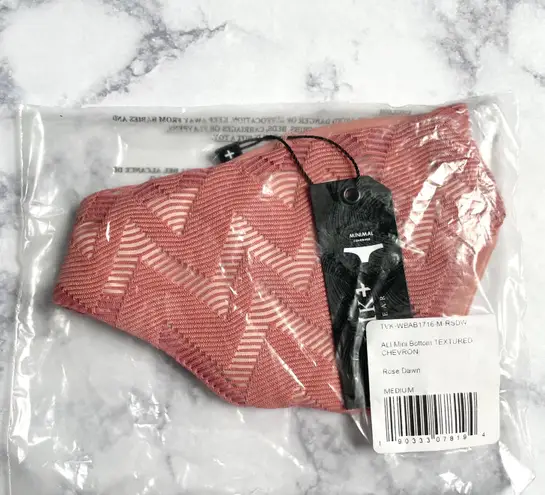 Tavik swim New Tavik Textured Chevron Minimal Coverage Bikini Bottom Ali Rose Dawn