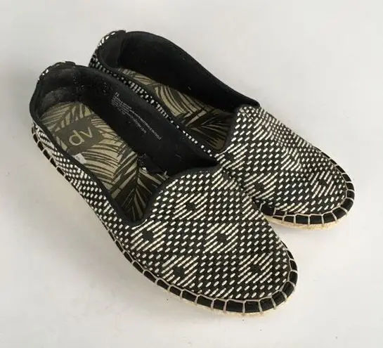 DV Dolce vita espadrille flats Shoes Slip On Womens Size 7.5 Black