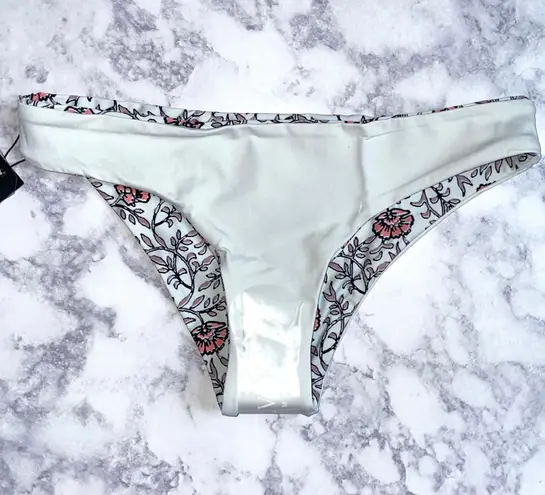 Tavik swim New Tavik Reversible Wild Flower Print Bikini Bottom Ali Light Blue