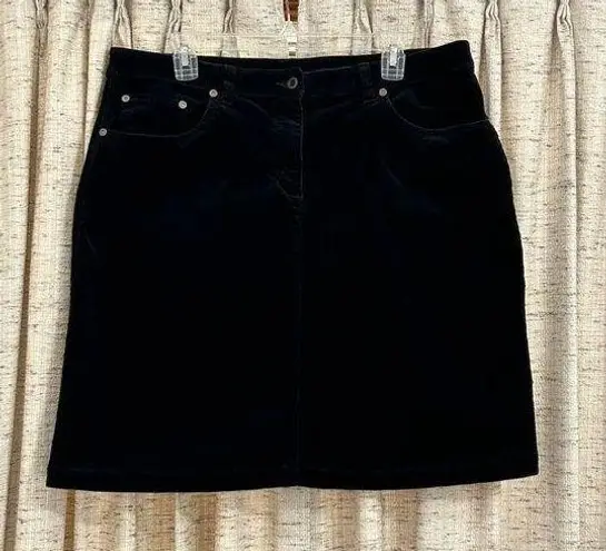 Woolrich Black Corduroy Skirt