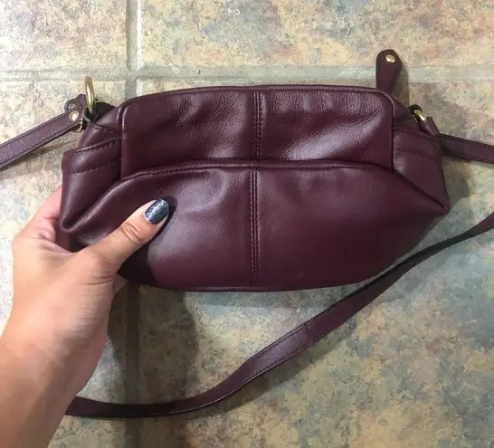 Coach [] plum crossbody bag purse