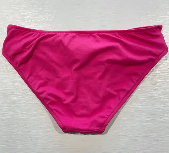 Seafolly New Solid Twist Band Hipster Bikini Swim Bottom Raspberry Pink