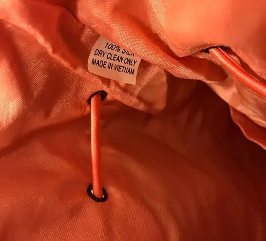 Silk shoulder bag Orange