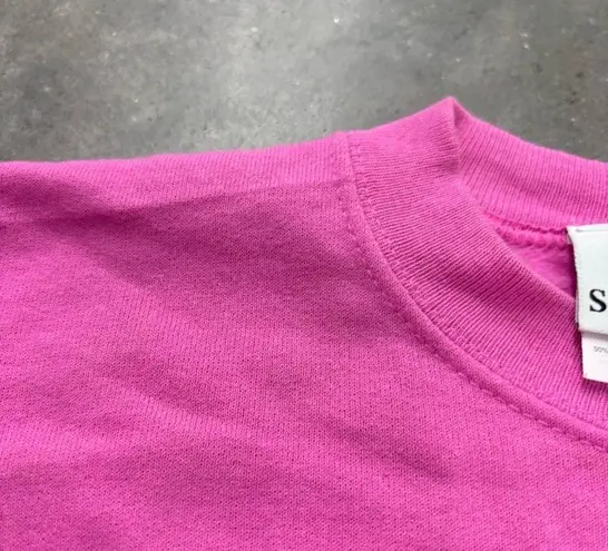 Vintage 90s One Ocean Crewneck Graphic Print Sea World Pullover Sweashirt Pink Size XS