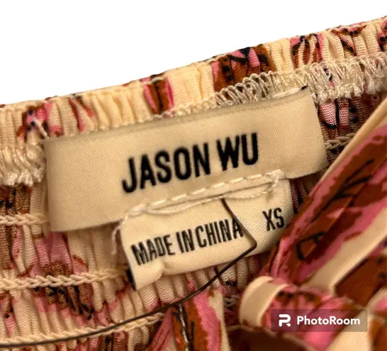 Jason Wu Floral Print Midi Length Dress w/ Tags Size: XS