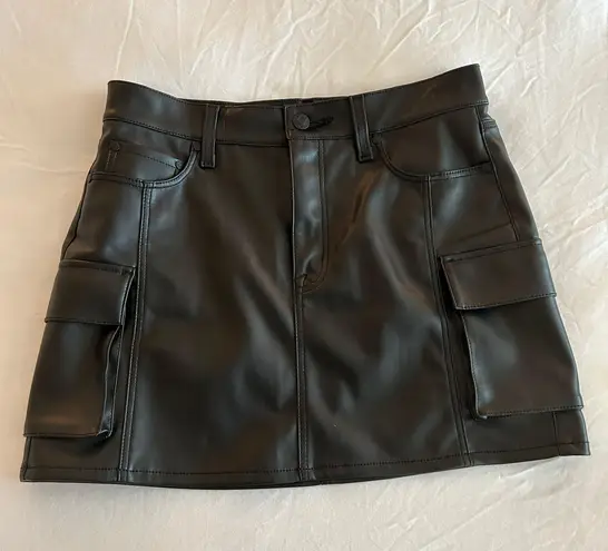 Pistola Rhea Cargo Faux Leather Skirt