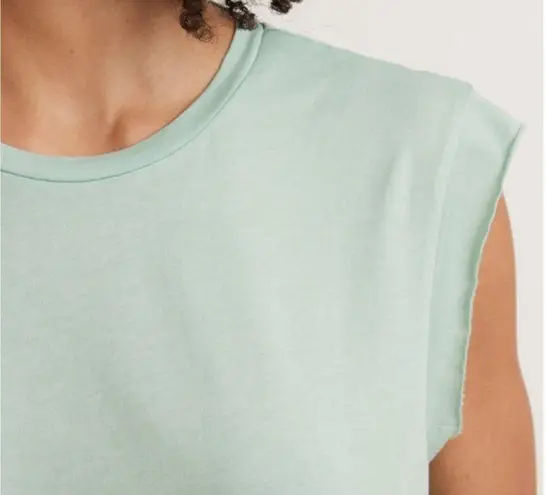 Marine layer Devin Muscle Tank Top XL Birds Egg Blue