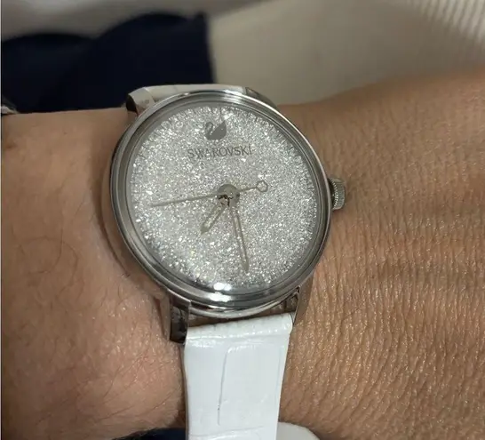 Swavorski Authentic Swarovski Crystalline Hours White Ladies watch