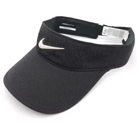 Nike  Golf Strap back visor adjustable black one size fits most thumbnail 1