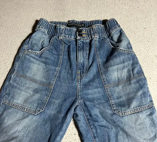 Veronica Beard Arya Denim Distressed Straight Leg Jeans, Nova Size 28 / 6 EUC