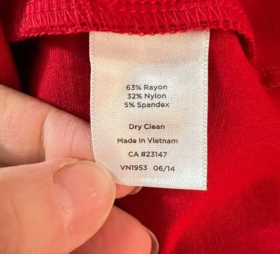 Talbots  NWT sleeveless red business professional sheath dress size 6 - Image 8