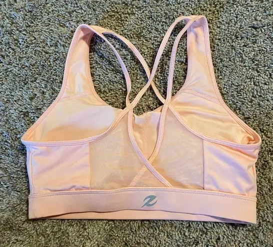 Energy zone Peach strapy sports bra