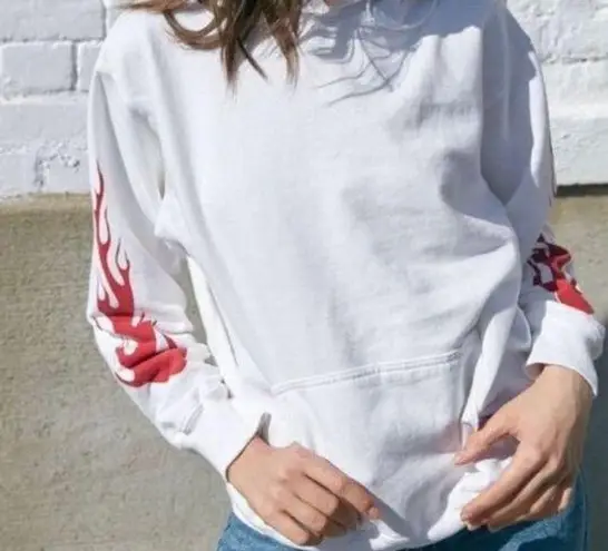 Brandy Melville  Christy Flames Hoodie John Galt