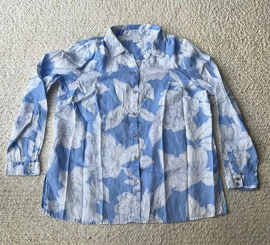 J. Jill Love Linen Everyday Linen Button