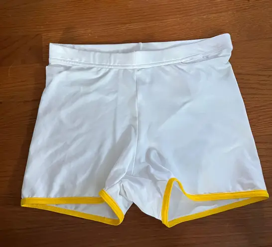 Adidas Stella McCartney White Spandex Shorts Size Small