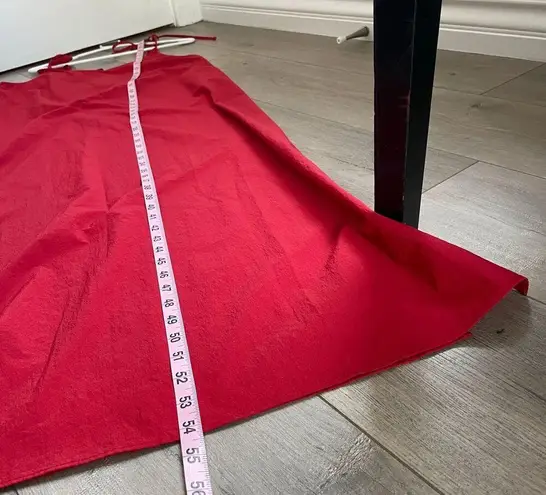Hidden Forest Market Red Tie Slip Maxi Dress Korean/Seoul Fashion size M Size M