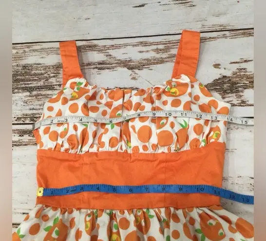 Disney  PARKS THE DRESS SHOP ORANGE BIRD DRESS SIZE XS