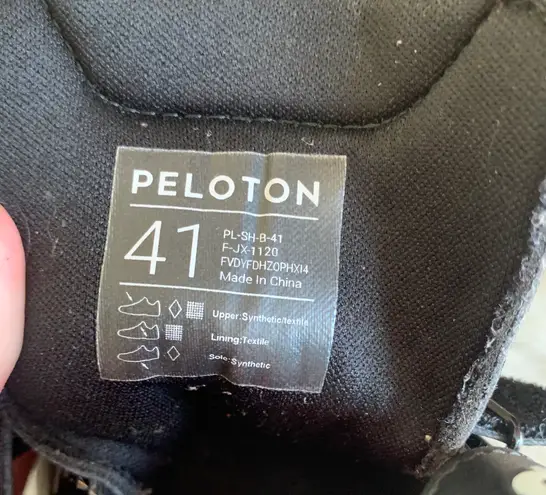Peloton cycling shoe size 41 womens 10