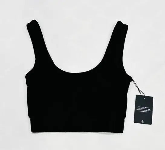 NWT 4th & Reckless Black Ribbed V