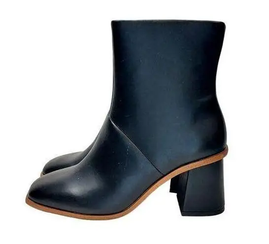 Time And Tru NWT Women's Square Toe Sz 8 Dress Boots WMTT42fM018l Booties Black