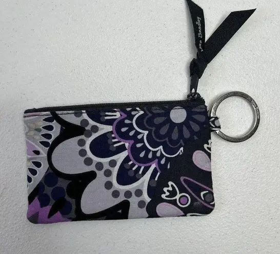 Vera Bradley  Coin Purse Key Ring MIMOSA MEDALLION Card Zip Up ID Cardholder