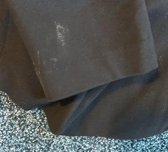 Eileen Fisher  large Black Women's Jacket leather trim pockets versatile - Image 13