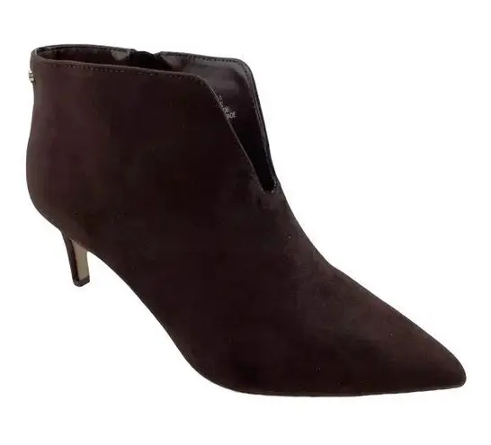 Tahari NEW  Sherron Ankle BootChocolate  Brown Cut Out