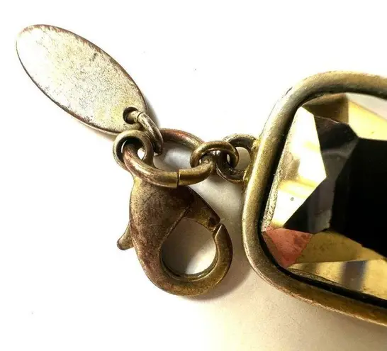 Coast gold tone rhinestone bracelet Brown