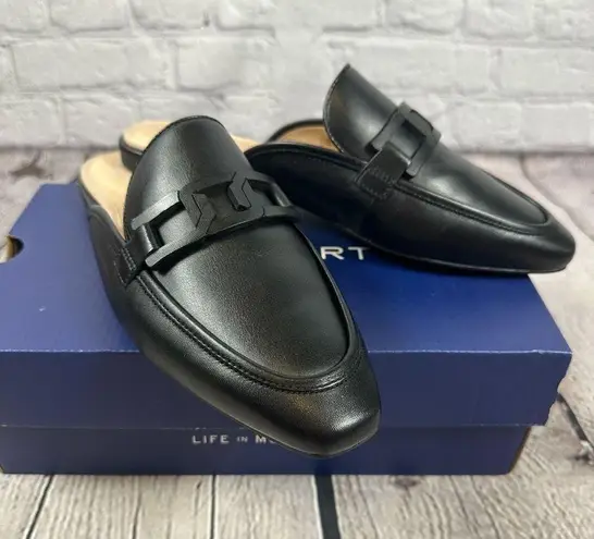 Rockport Women’s Total Motion Laylani Loafer Slides Mules Flats Black 9.5M NEW Size 9.5