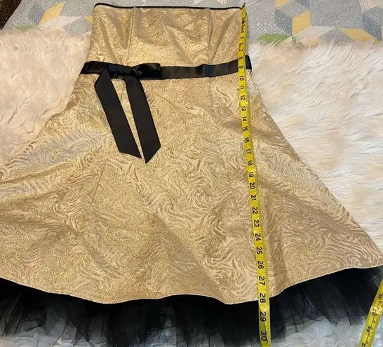 Gunne Sax VTG 90s Jessica McClintock for Strapless Formal Dress Size 7 Prom