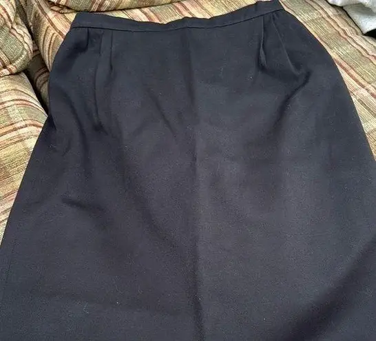 Valentino Garavani Valentino black Midi Pencil Skirt for Work