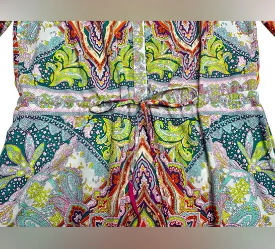 AG Studio Paisley Mini Dress Large Pink