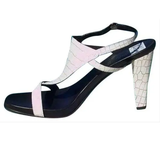 Donald Pliner White Kogi Gator Leather Shoe New Size 10.5 Sleek Sexy $340 NIB