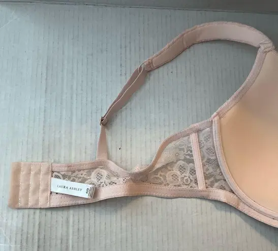 Laura Ashley Bra Lace Everyday Comfort Bra in Light Pink Sz 42D NWOT