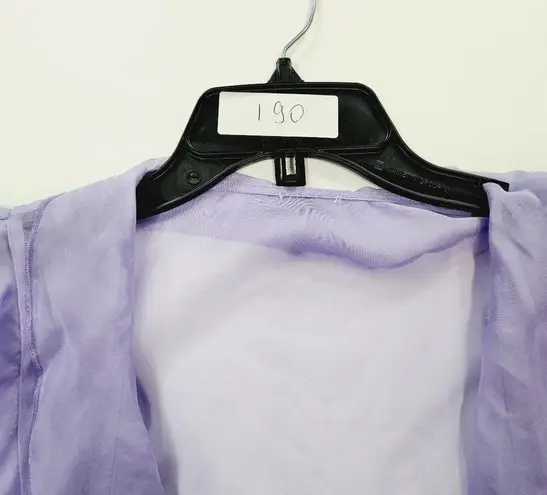 Song of Style Ines Sheer Top in Violet Purple Size M