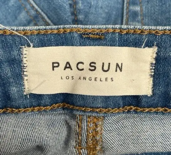 PacSun  Super Stretch Shortie Jean Shorts Blue Size 24