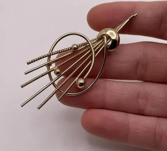 GF Vintage Signed Danecraft 1/20 12kt Gold Filled Pin Brooch