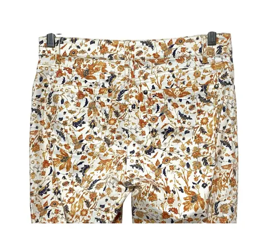 Peruvian Connection Alanya Pants Jeans Womens 6 Fall Autumn Floral Boho Artsy