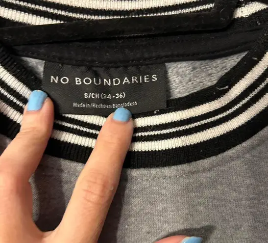 No Boundaries Grey Top