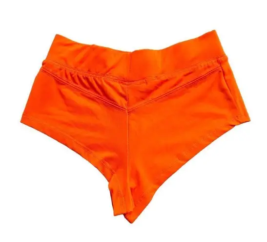 Hooters 🔃 Logo Orange Cheeky Waitress Uniform Shorts