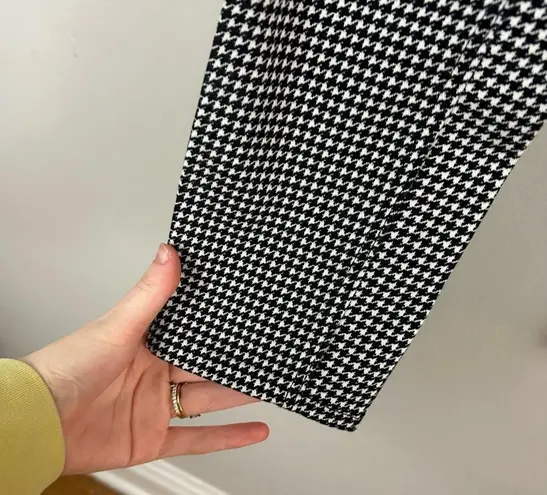 Karen Millen | Black and White Houndstooth Skinny Pants Size 6