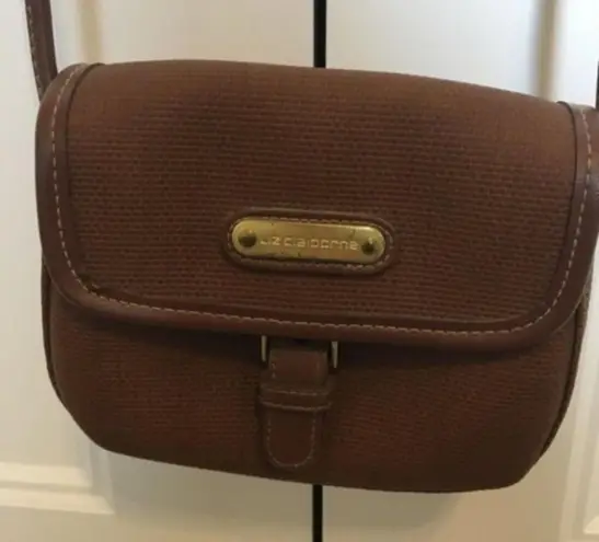 Liz Claiborne Vintage Brown Crossbody Purse